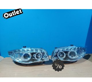BY FAROS BMW E81 E87 E82 E88 OJOS ANGEL LUZ DIURNA FONDO CRO