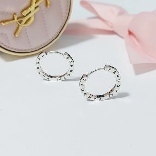 Pendientes Aro Pandora Plata