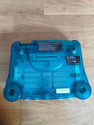 Nintendo 64 Blu Trasparente Ice Blue