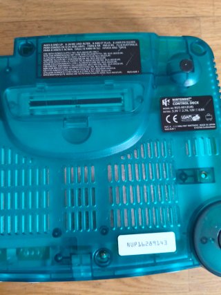 Nintendo 64 Blu Trasparente Ice Blue