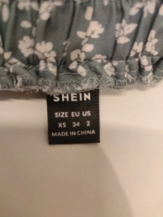 Falda floral talla única
