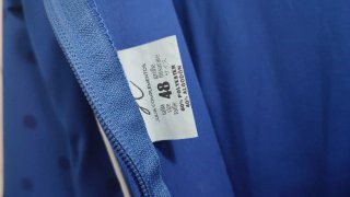Traje Flamenca Talla 48 Lunares Azules
