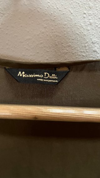 Blusa Massimo Dutti Verde Oliva Talla M