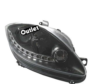 BY FAROS PARA SEAT LEON ALTEA TOLEDO 04-09 LUZ DIURNA LED FO