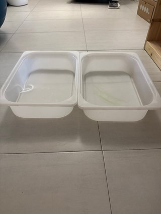 PACK cajas TROFAST blancas (plástico)