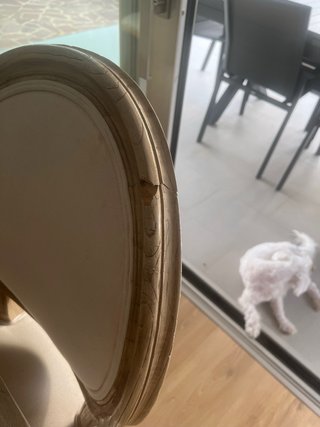 Mesa comedor y 6 sillas madera