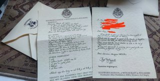 Carta de Aceptación Hogwarts Personalizada