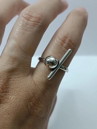 Anillo Plata 925 Diseño Minimalista