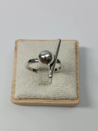 Anillo Plata 925 Diseño Minimalista