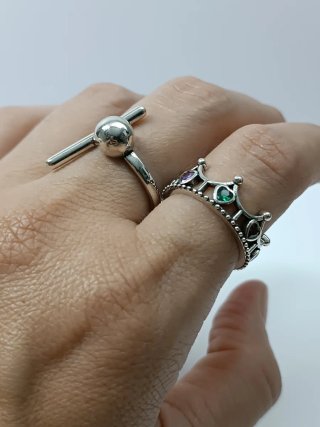 Anillo Plata 925 Diseño Minimalista
