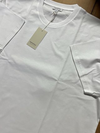 T-Shirt Sunspel XL Branca