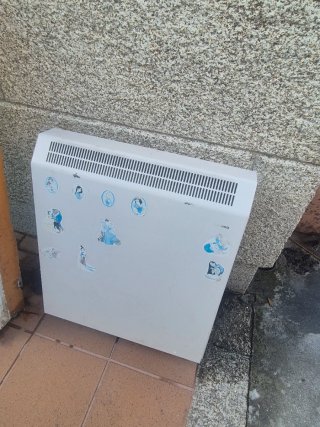 Estufa Acumulador Calor Blanca