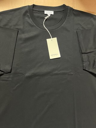 T-Shirt Sunspel XL Preta