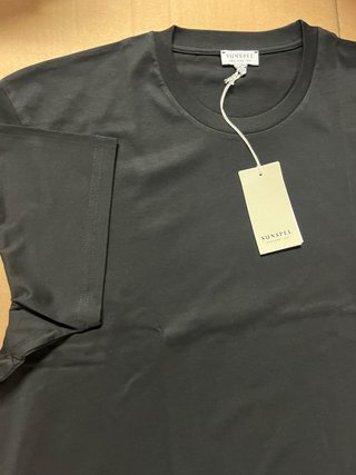 T-Shirt Sunspel XL Preta