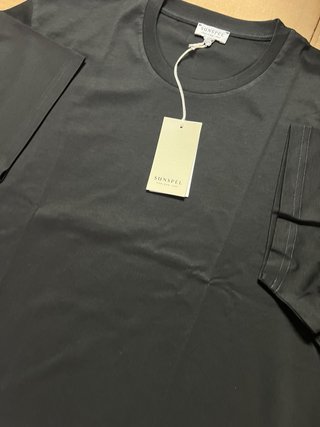 T-Shirt Sunspel XL Preta