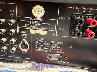 Amplificador Kenwood KA-7100 Plata