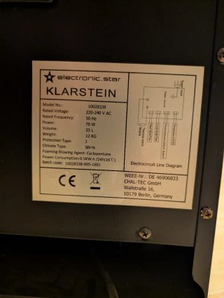 Vinoteca Klarstein 9 botellas