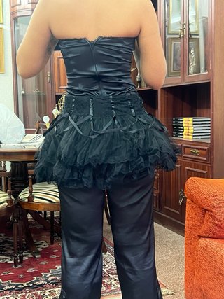 Ropa Gótica Negra y Morada Talla Única