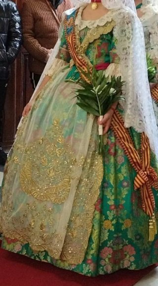 Traje fallera talla 36