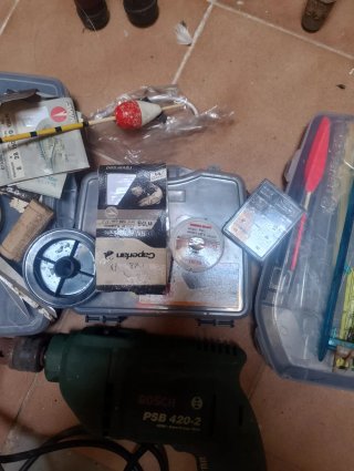 Juego de 6 cañas de pescar