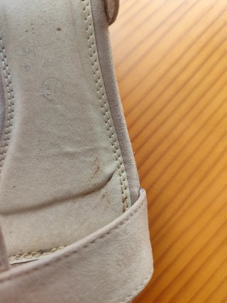 Sandalias cuña corcho beige