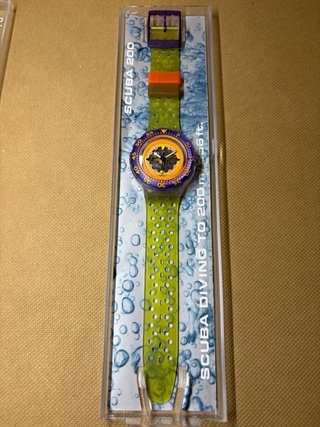 Orologio Swatch Scuba 200 Vintage con Custodia