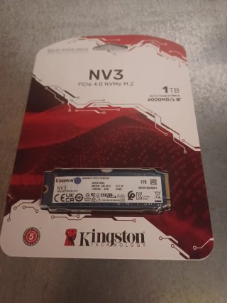 Kingston NV3 PCIe 4.0 NVMe M.2 1TB SSD