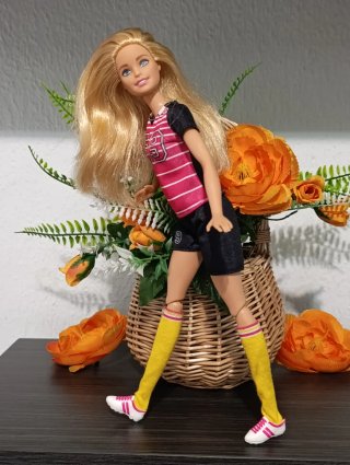 Muñeca Barbie futbolista