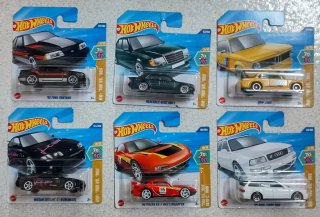 Lote Hot Wheels 6 coches escala 1:64