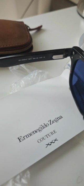 Gafas de Sol Zegna Couture Cuerno y Madera