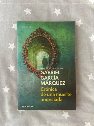 Libro “Crónica de una muerte anunciada”.