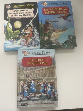 LIBROS GERONIMO STILTON TAPA DURA