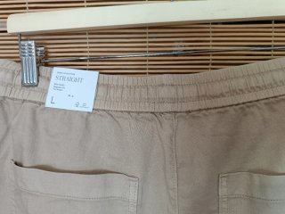 Pantalón ancho Mango Talla L Beige