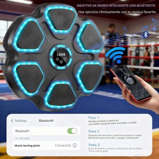 Máquina Boxeo Musical Bluetooth Pantalla LED