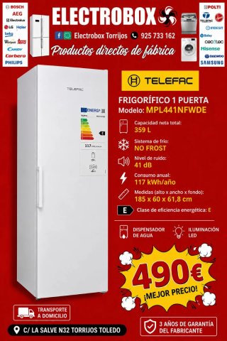 Frigorífico Telefac MPL441NFWDE