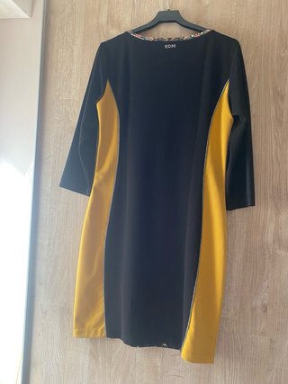 Vestido elegante estampado multicolor