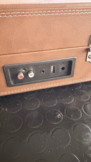Giradischi Voksun Vintage Marrone e Beige