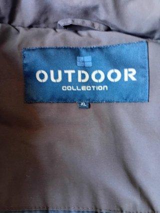 Parka abrigo marrón