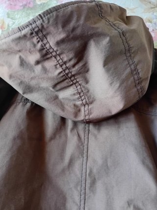 Parka abrigo marrón
