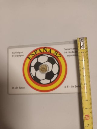 Valencia CF. Moneda España 82 Mundial Fútbol