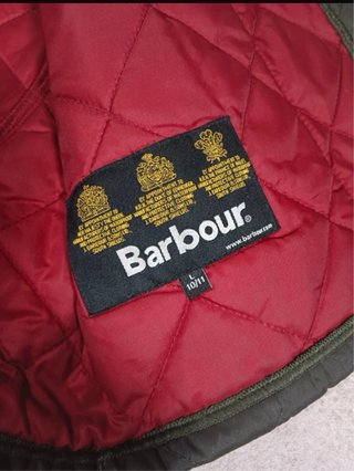 Chaqueta Barbour acolchada verde