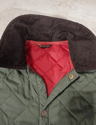 Chaqueta Barbour acolchada verde