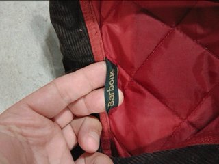 Chaqueta Barbour acolchada verde