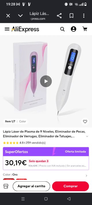 Lápiz Plasma Cauterizador 9 Niveles