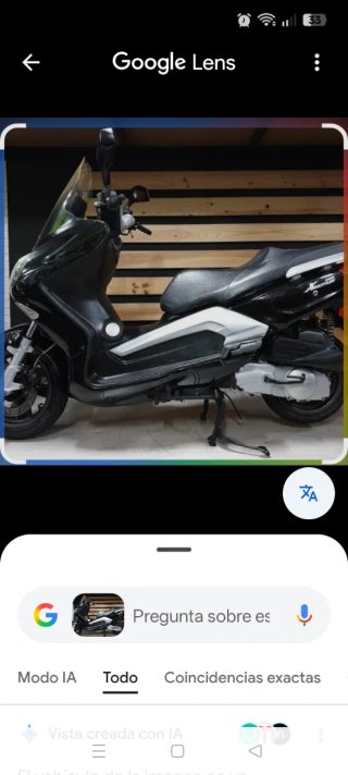 TGB X-Motion 125 Maxi Scooter Negra/Plata
