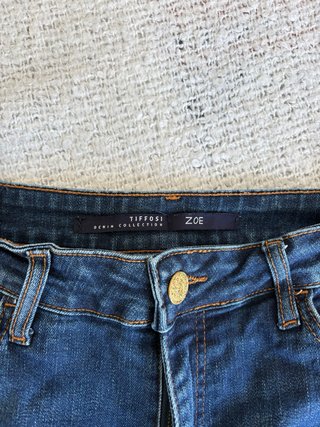 Pantalón campana vaquero azul