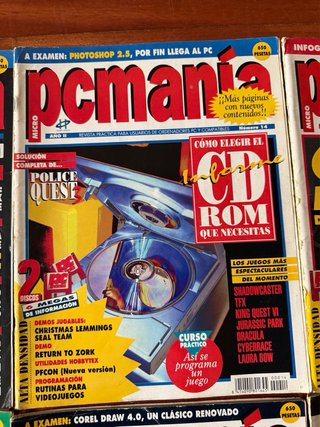 Lote 6 revistas PC Manía años 90