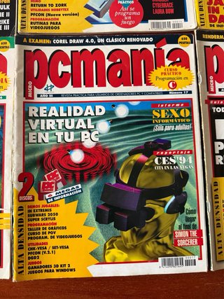 Lote 6 revistas PC Manía años 90