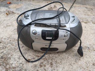 Radio CD/MP3 BLUESKY Plata/Negro