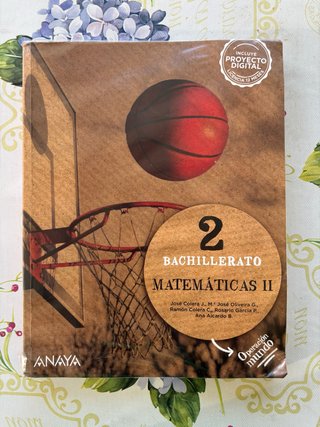 Matemáticas II. 2o de Bachillerato
